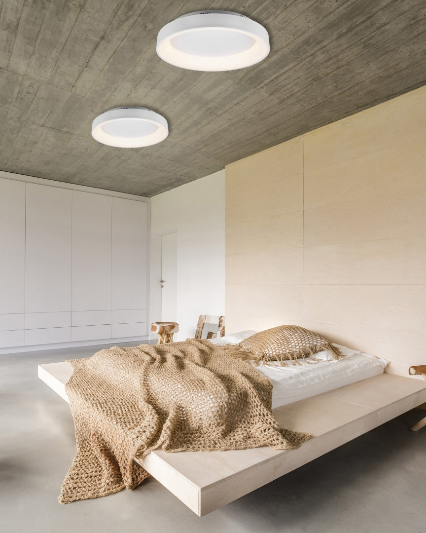 GIRONA | Ceiling lamp | White mat | Metal