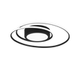 YAVA | Ceiling lamp | Black mat | Metal