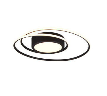 YAVA | Ceiling lamp | Black mat | Metal