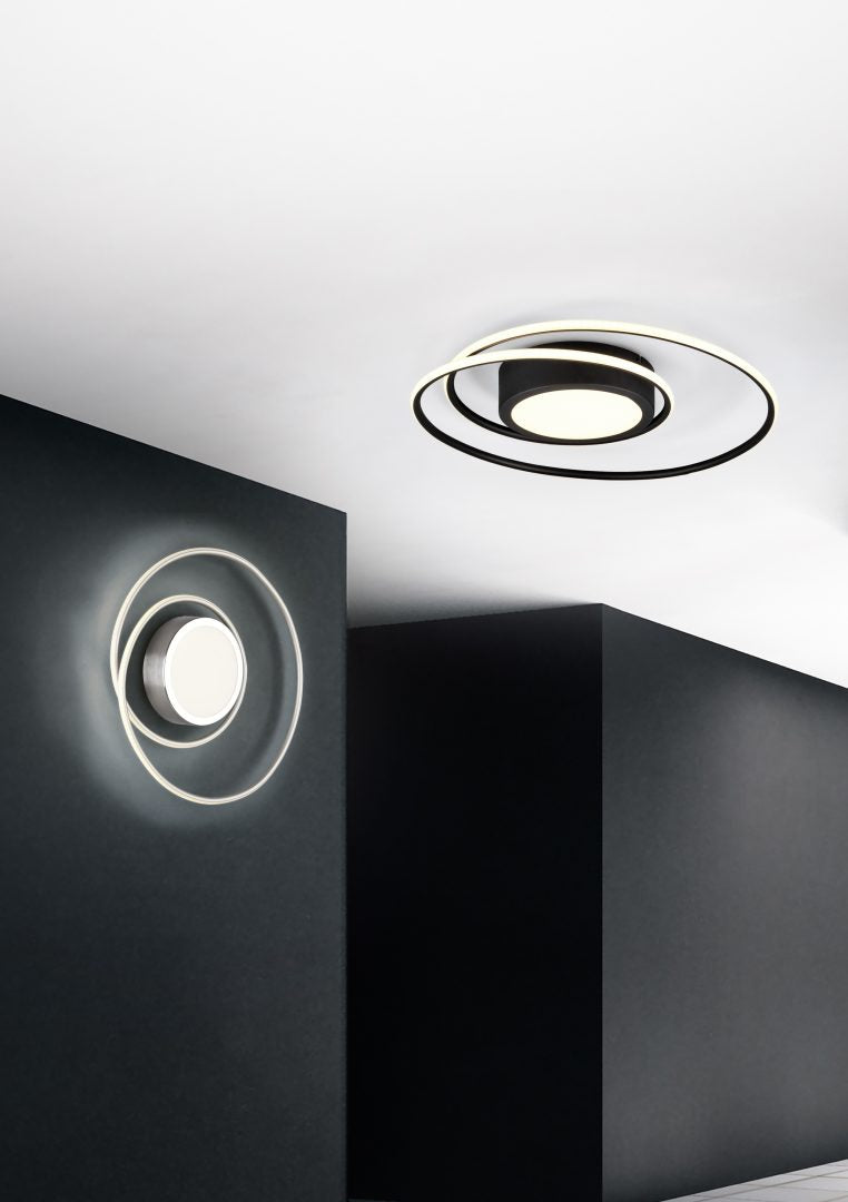 YAVA | Ceiling lamp | Black mat | Metal