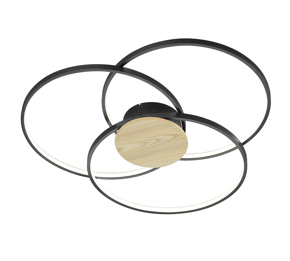 SEDONA | Ceiling lamp | Black mat | Aluminium