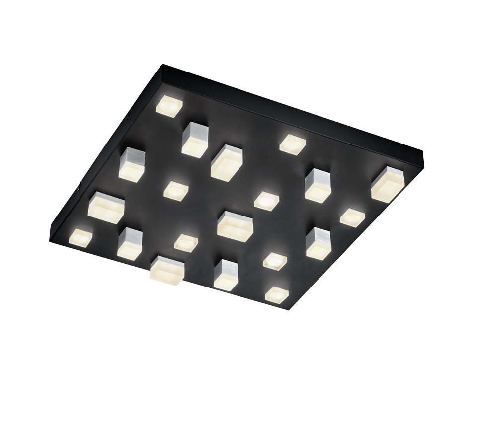 CIVETO | Ceiling lamp | Black mat | Metal