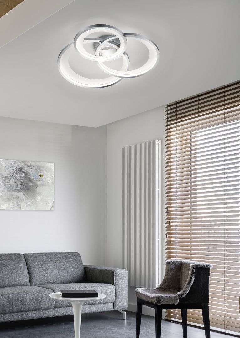 GRANADA | Ceiling lamp | Chrome | Metal