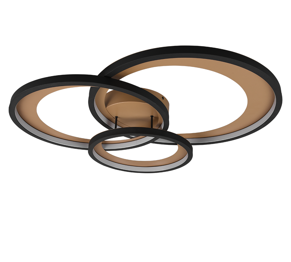 GRANADA | Ceiling lamp | Black mat | Metal