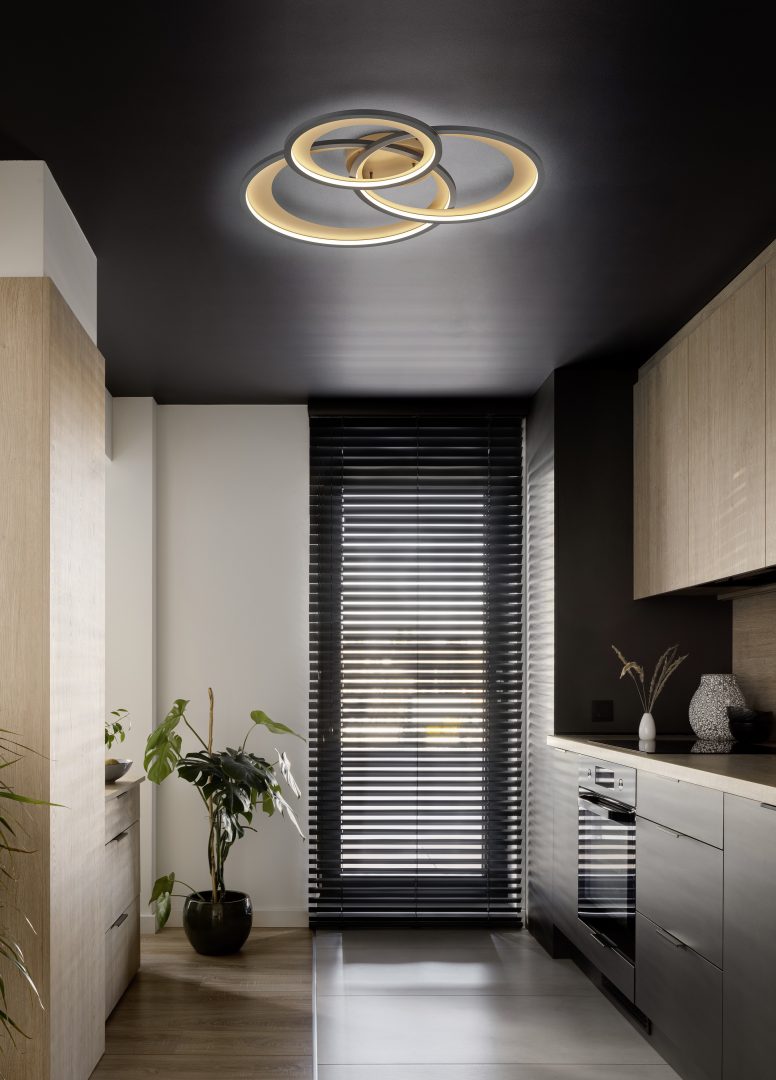 GRANADA | Ceiling lamp | Black mat | Metal