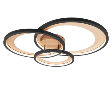 GRANADA | Ceiling lamp | Black mat | Metal