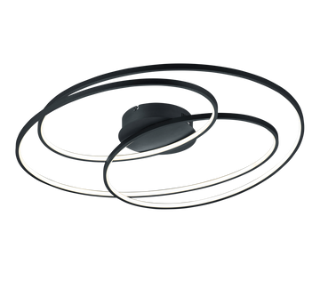 GALE | Ceiling lamp | Black mat | Metal