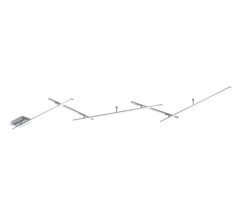 INDIRA | Ceiling lamp | Nickel mat | Metal
