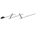 INDIRA | Ceiling lamp | Black mat | Metal