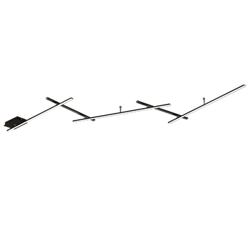 INDIRA | Ceiling lamp | Black mat | Metal