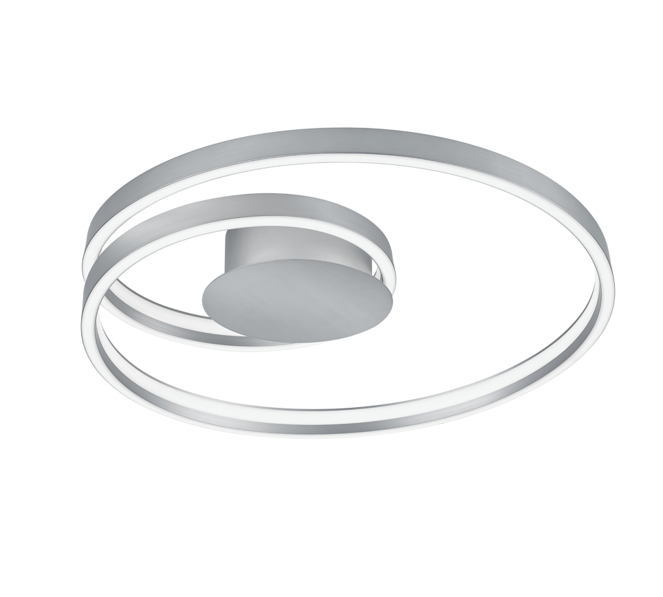 CIOLA | Ceiling lamp | Nickel mat | Metal