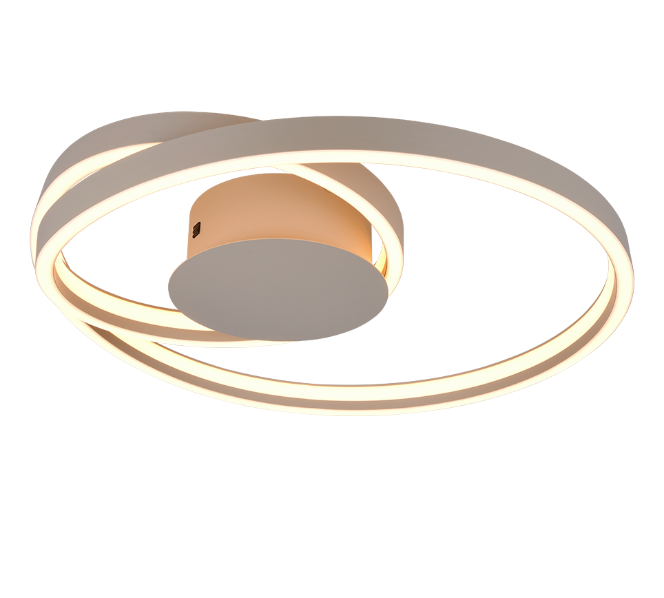 CIOLA | Ceiling lamp | Taupe | Metal