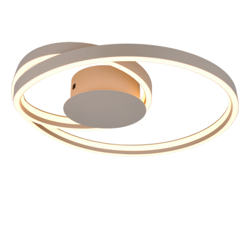 CIOLA | Ceiling lamp | Taupe | Metal