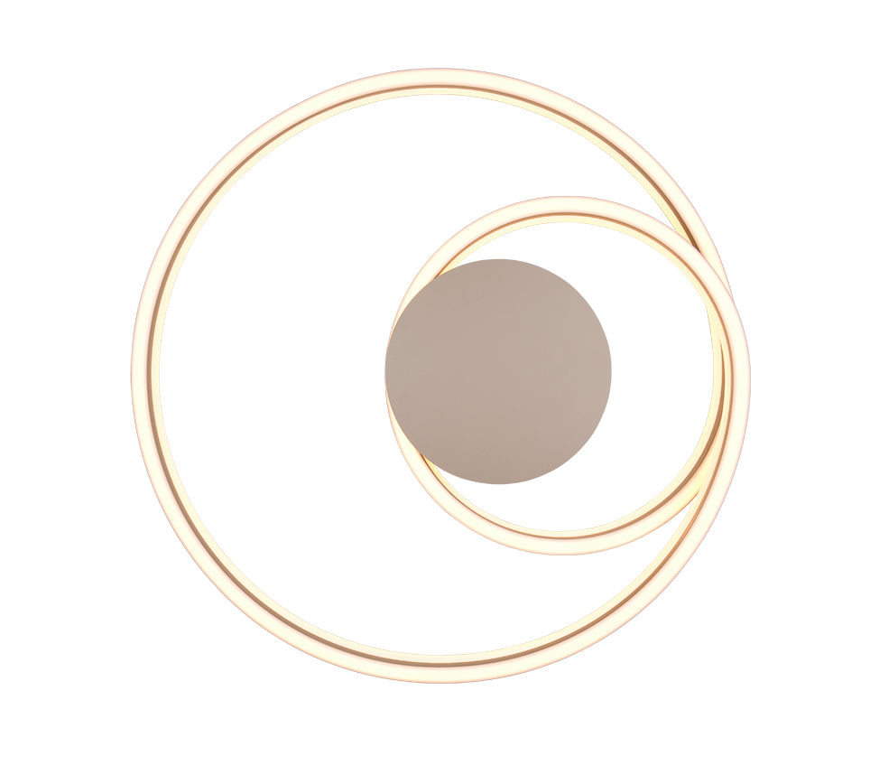 CIOLA | Ceiling lamp | Taupe | Metal