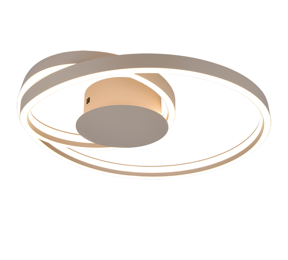 CIOLA | Ceiling lamp | Taupe | Metal