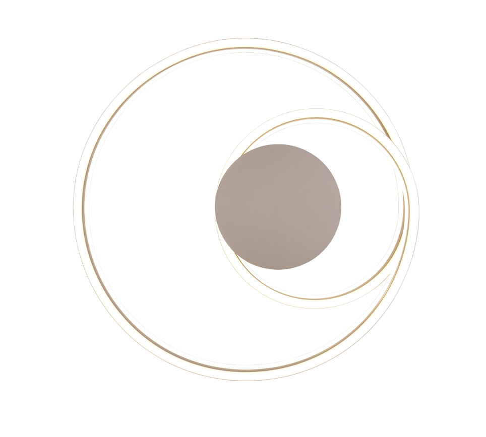 CIOLA | Ceiling lamp | Taupe | Metal