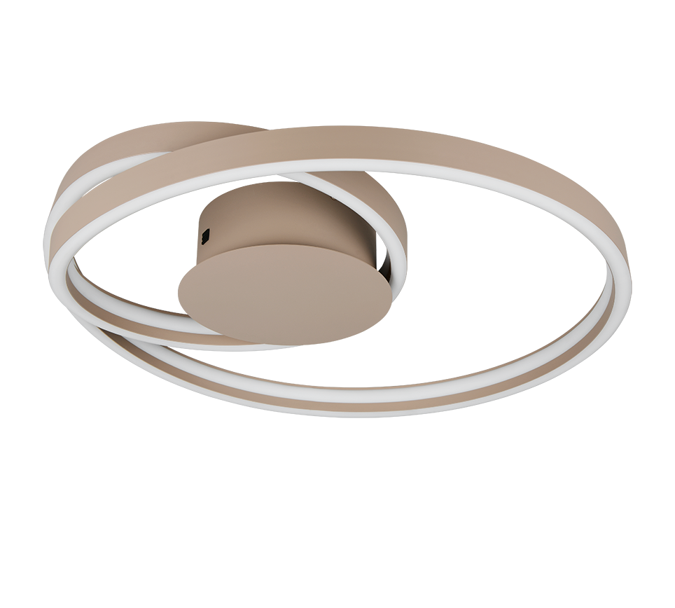 CIOLA | Ceiling lamp | Taupe | Metal