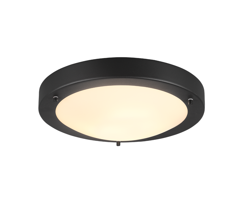 CONDUS | Ceiling lamp | Black mat | Metal