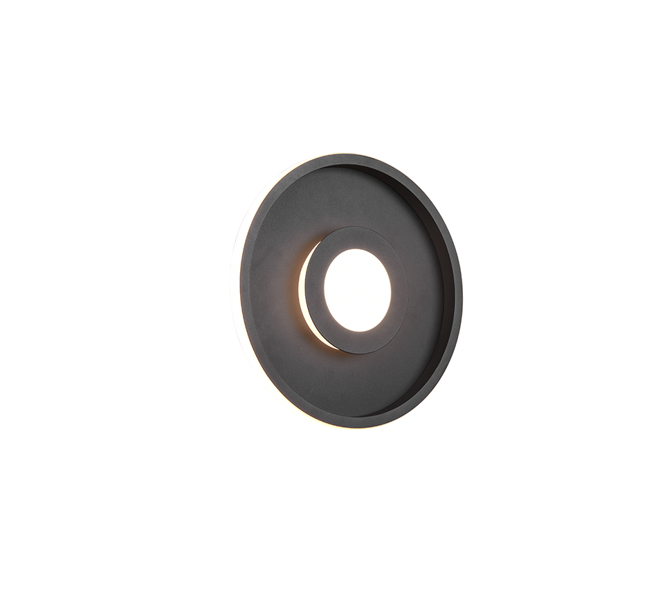 ASCARI | Ceiling lamp | Black mat | Metal