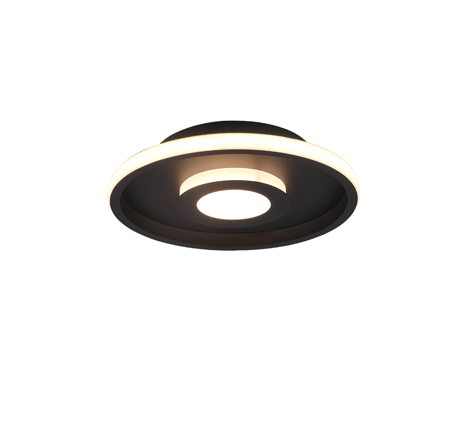 ASCARI | Ceiling lamp | Black mat | Metal