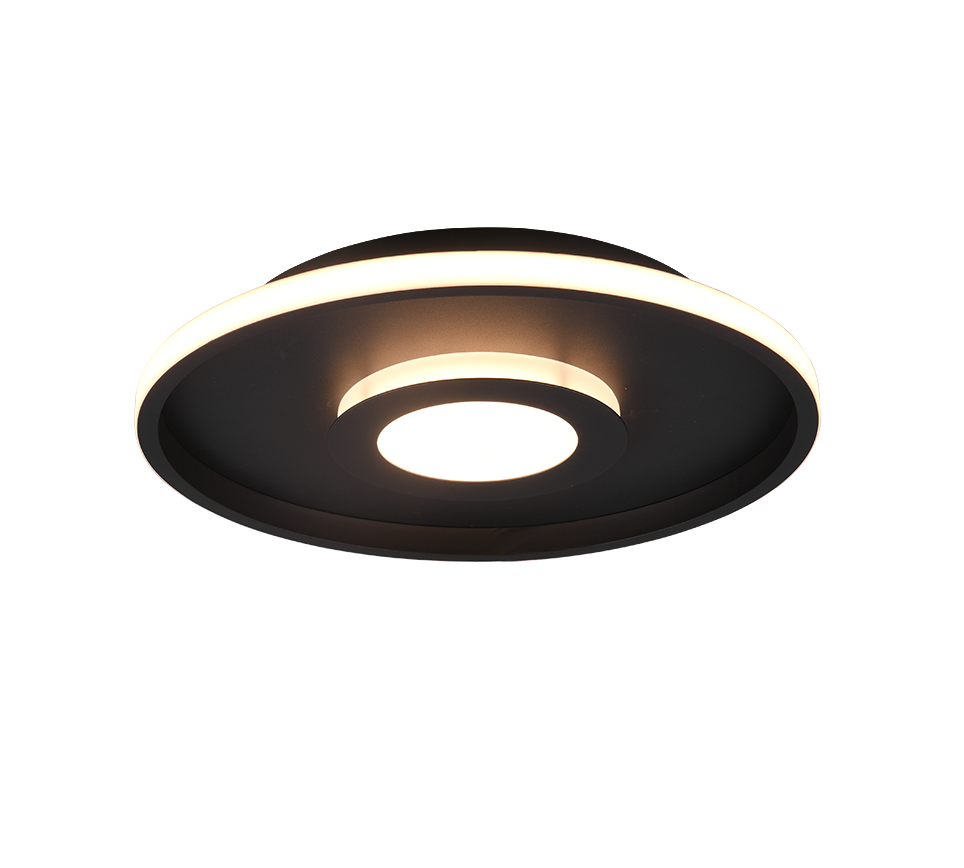ASCARI | Ceiling lamp | Black mat | Metal