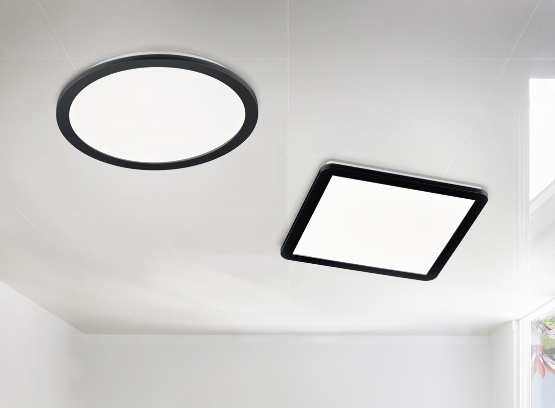 CAMILLA | Ceiling lamp | Black mat | Plastic