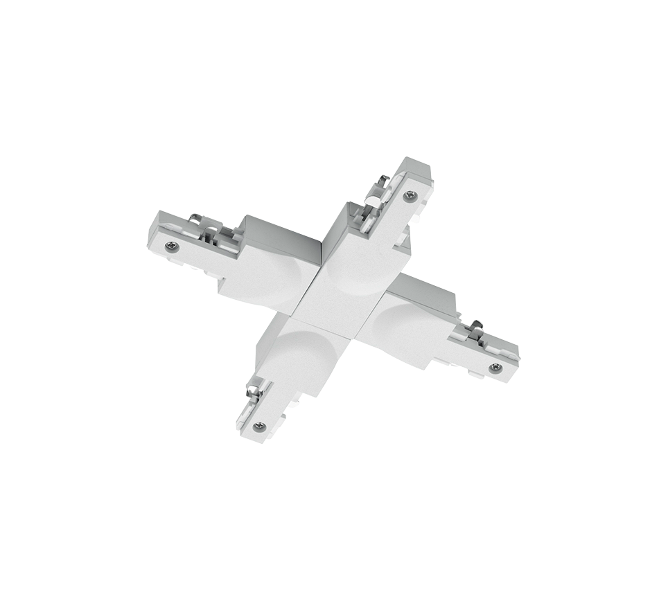 DUOLINE | Connector | White mat | Plastic