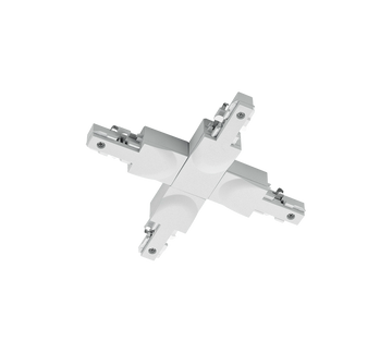 DUOLINE | Connector | White mat | Plastic