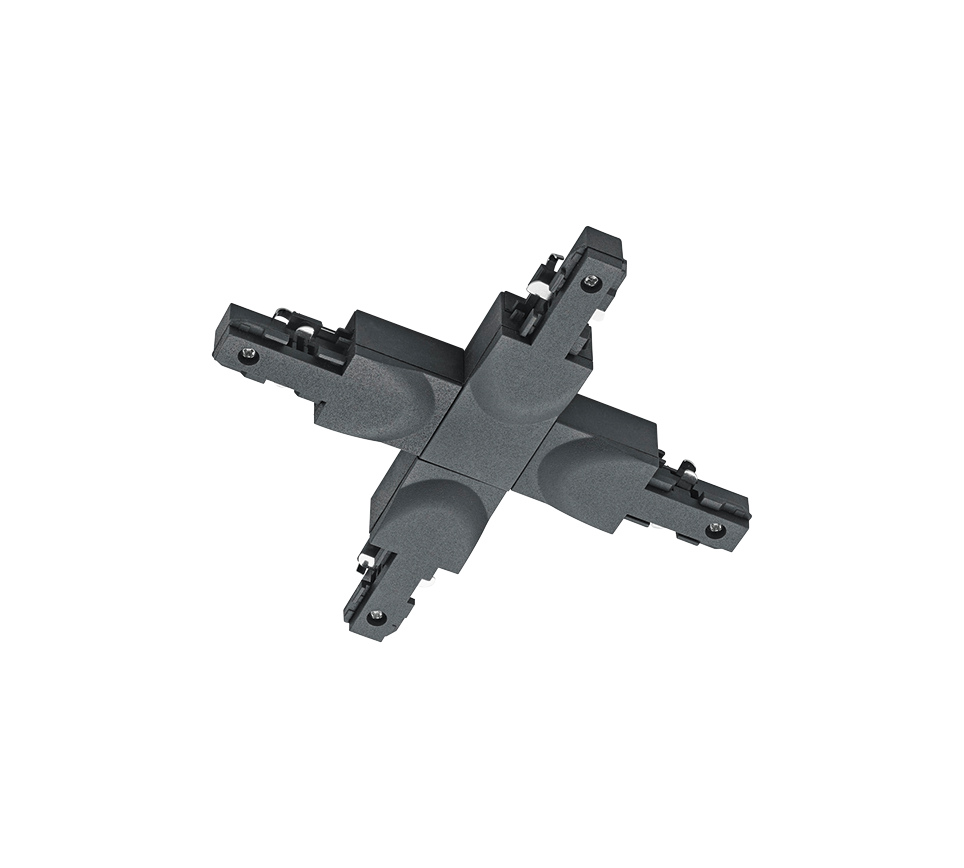 DUOLINE | Connector | Black mat | Plastic