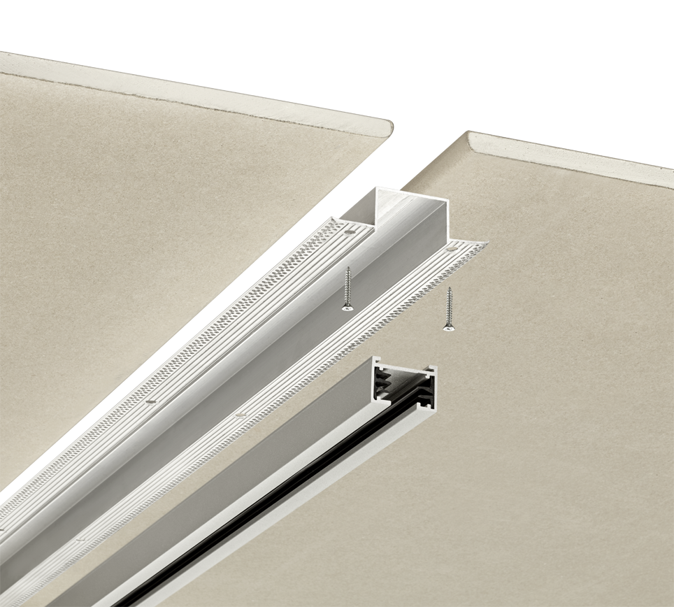 DUOLINE | Track | Aluminium colour | Aluminium