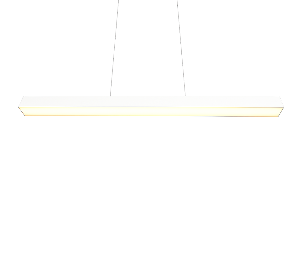 DUOLINE | Pendant | White mat | Metal