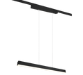 DUOLINE | Pendant | Black mat | Metal