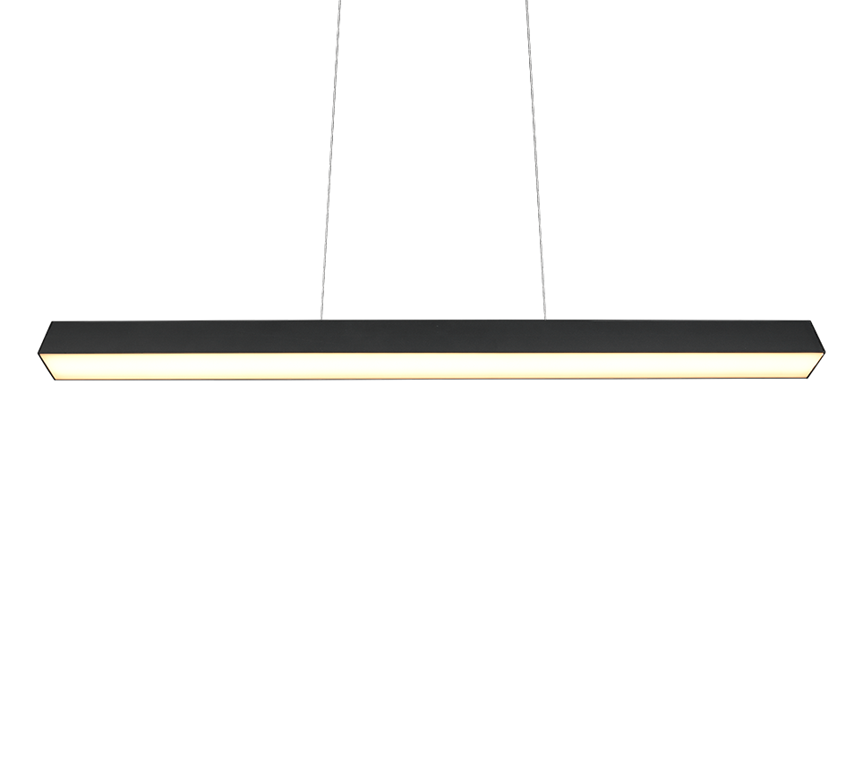 DUOLINE | Pendant | Black mat | Metal