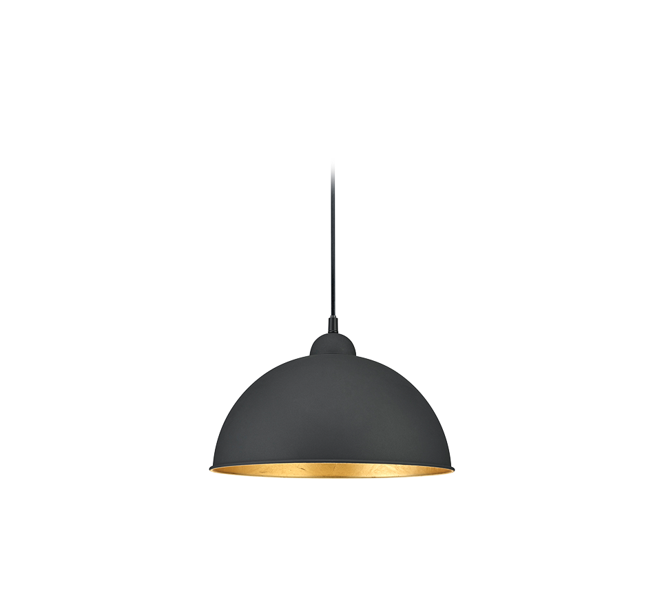 DUOLINE | Pendant | Black | Metal