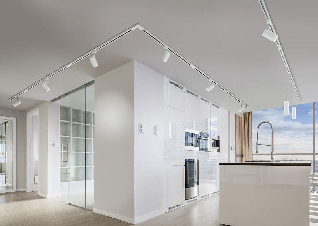 DUOLINE | Pendant | White mat | Metal