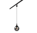 DUOLINE | Pendant | Black mat | Glass