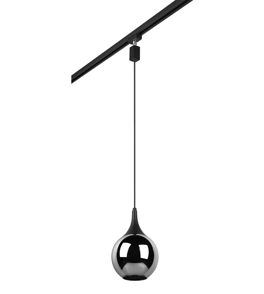 DUOLINE | Pendant | Black mat | Glass