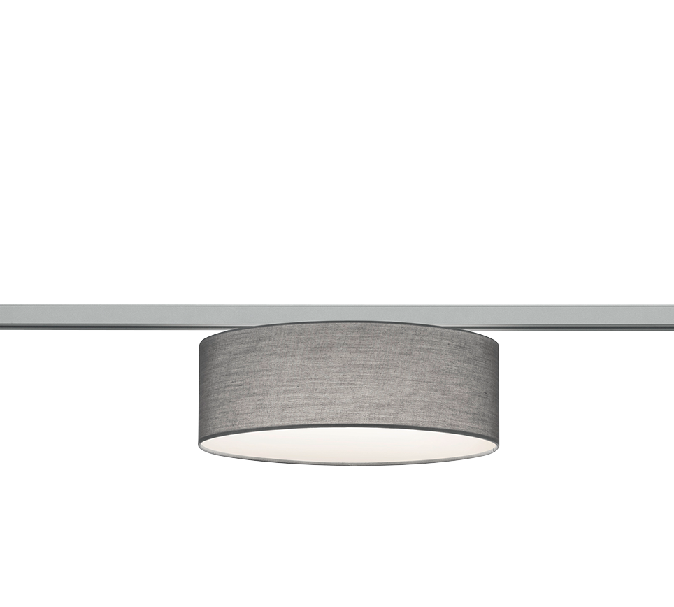 DUOLINE | Ceiling lamp | Grey | Fabric