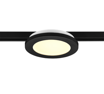 DUOLINE | Ceiling lamp | Black mat | Plastic