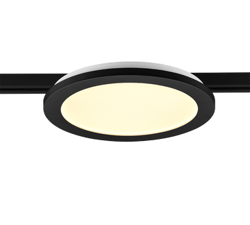 DUOLINE | Ceiling lamp | Black mat | Plastic