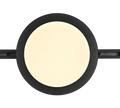 DUOLINE | Ceiling lamp | Black mat | Plastic