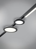 DUOLINE | Ceiling lamp | Black mat | Plastic