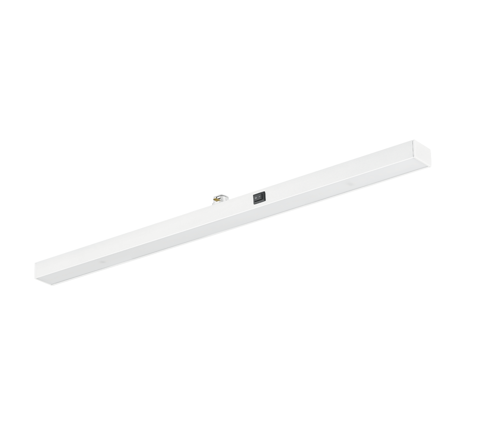 DUOLINE | Clamping lamp | White mat | Plastic