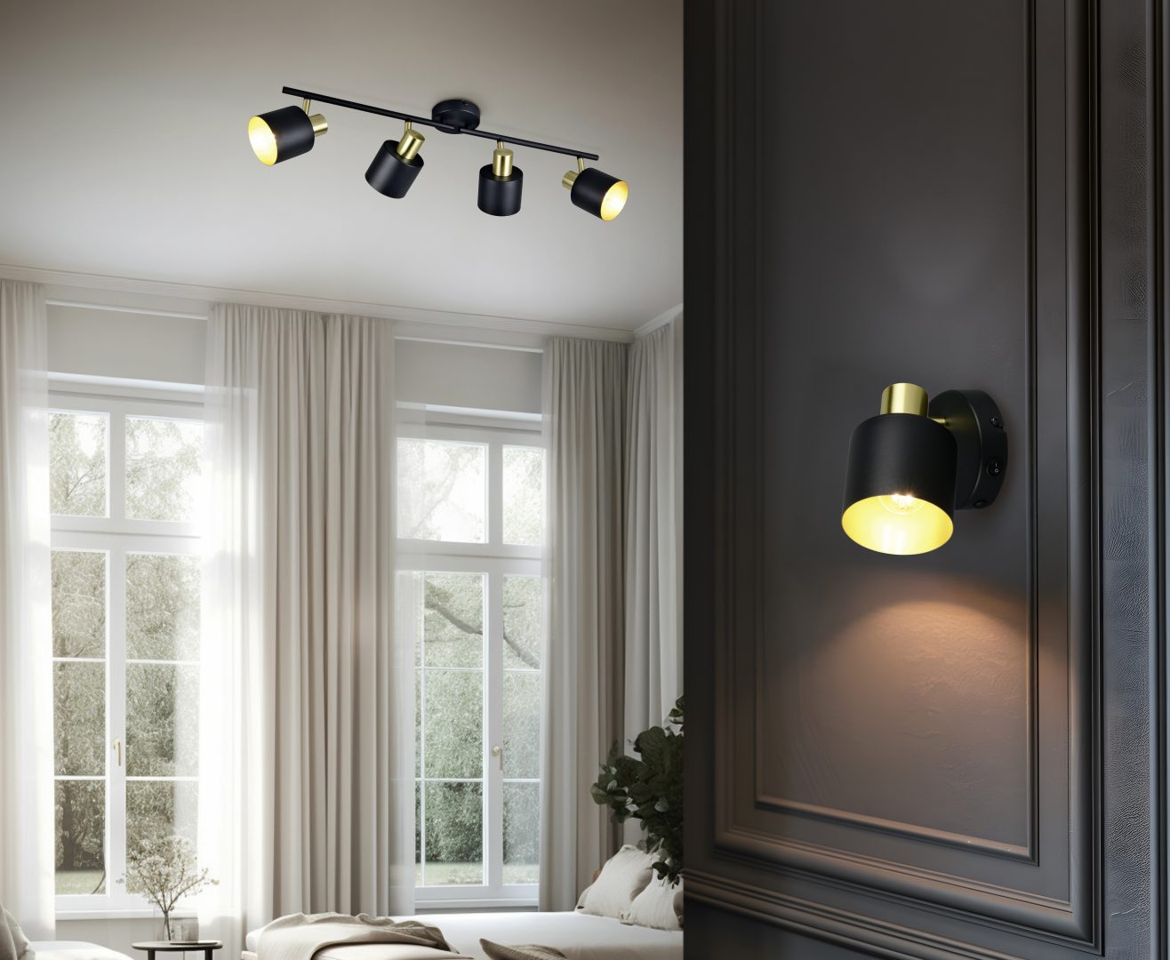 EVA | Spot | Schwarz-Gold | Metal