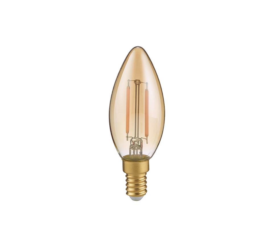 KERZE | Light source | Amber | Glass