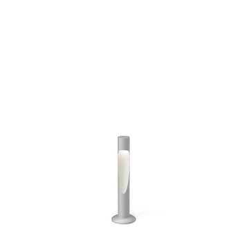 Louis Poulsen Flindt Garden bollard Textured Aluminium SHORT by Louis Poulsen