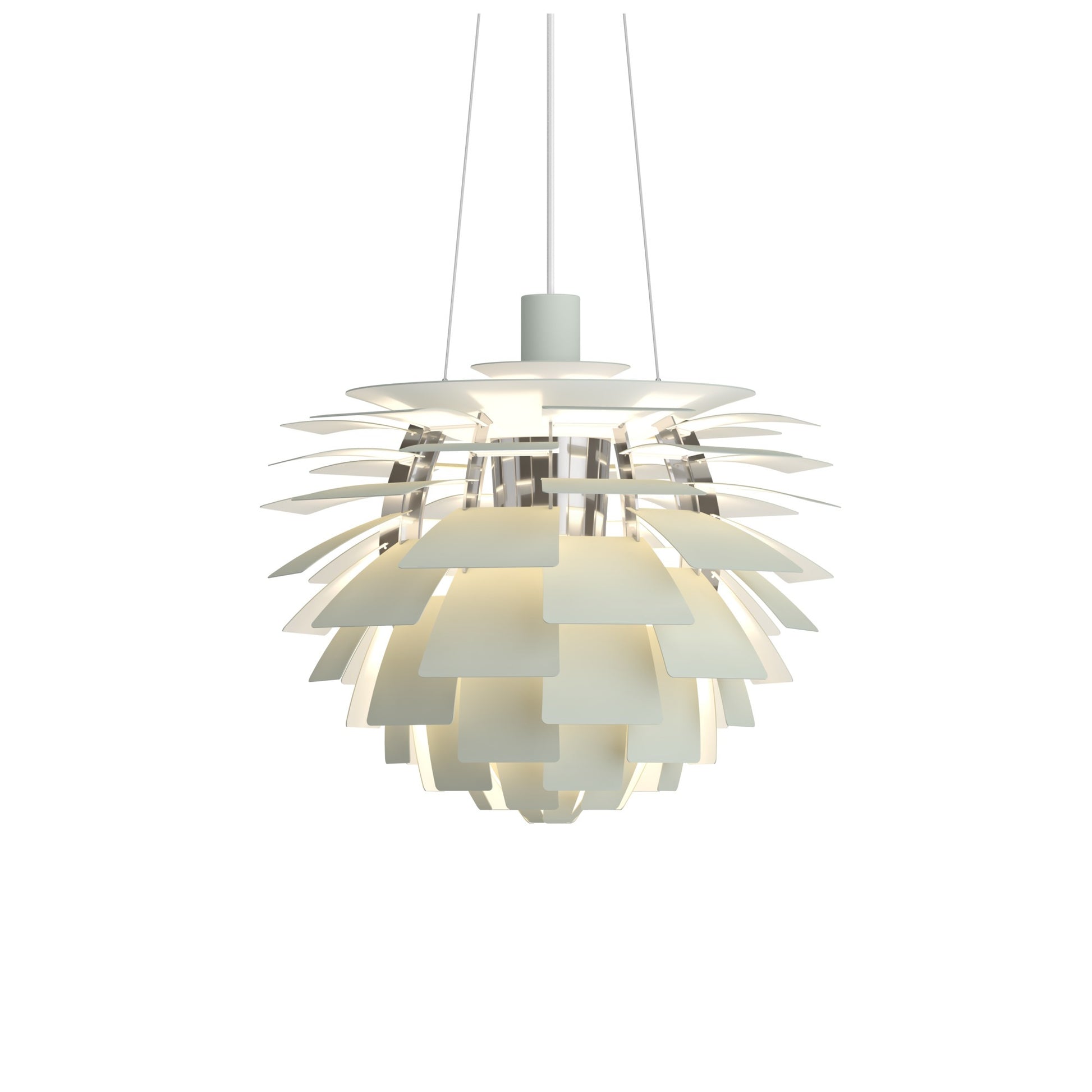 Louis Poulsen PH Artichoke Dusty Green/High Lustre Chrome Plated Ø 480