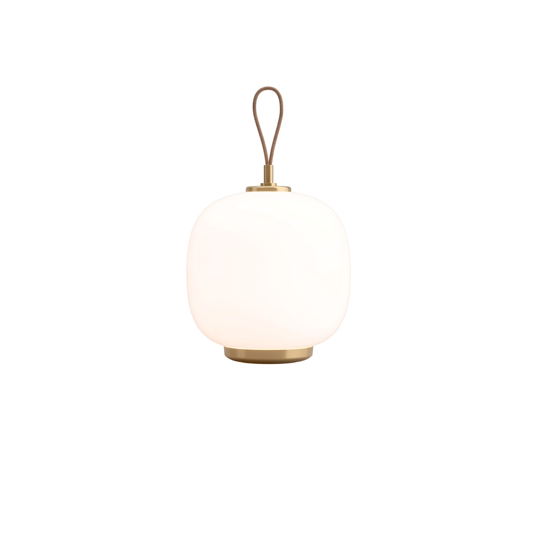 Louis Poulsen VL 45 Radiohus přenosná lampa Brass/Glossy Pale Rose Glass