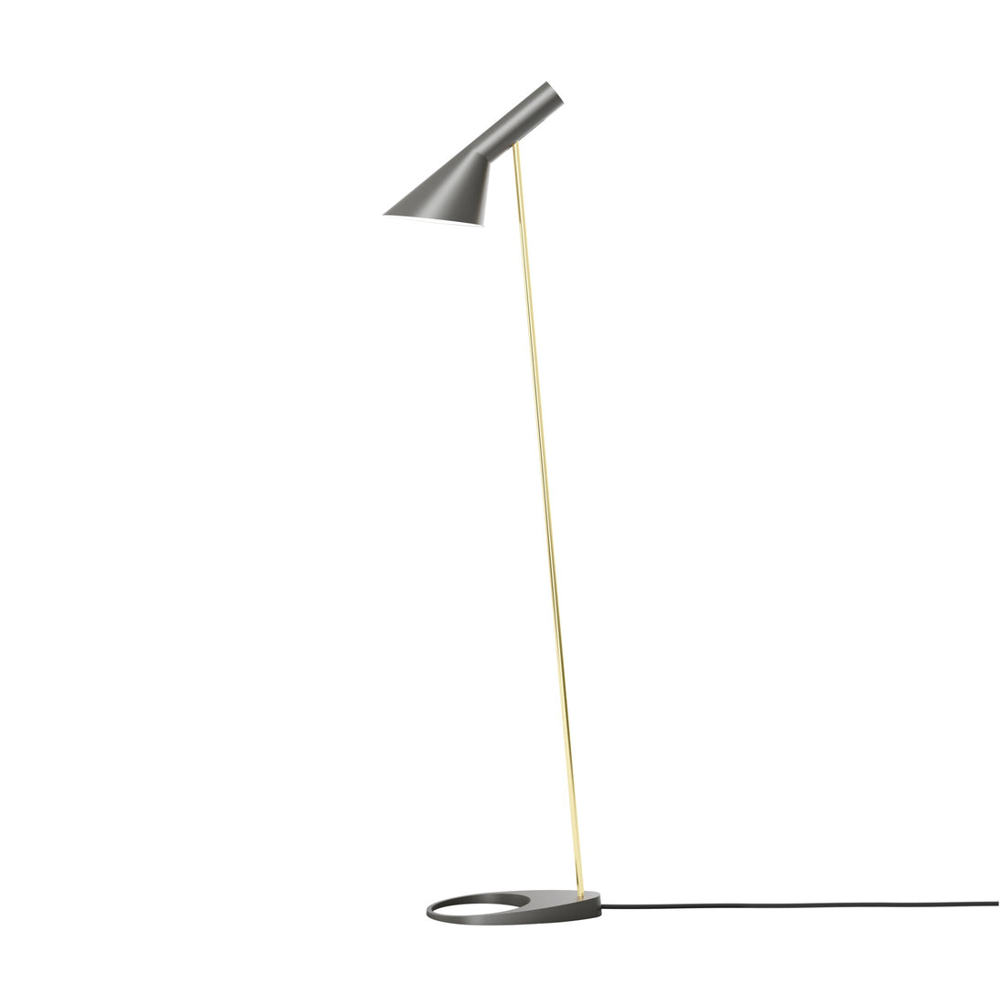 Louis Poulsen AJ stojací lampa Brass/Black