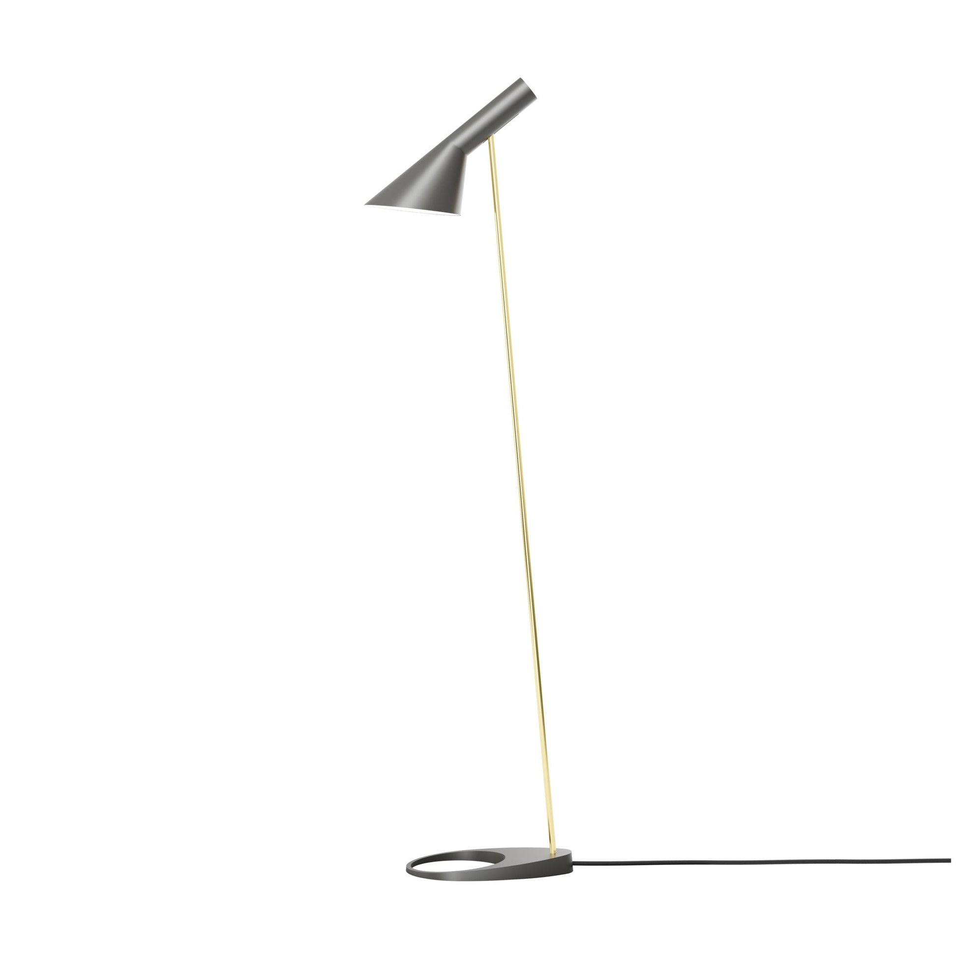 Louis Poulsen AJ stojací lampa Brass/Warm Grey